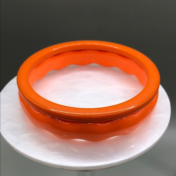 Bundle 10 vintage acrylic skinny slim bangle bracelets stack layer geometric + - Picture 6 of 15